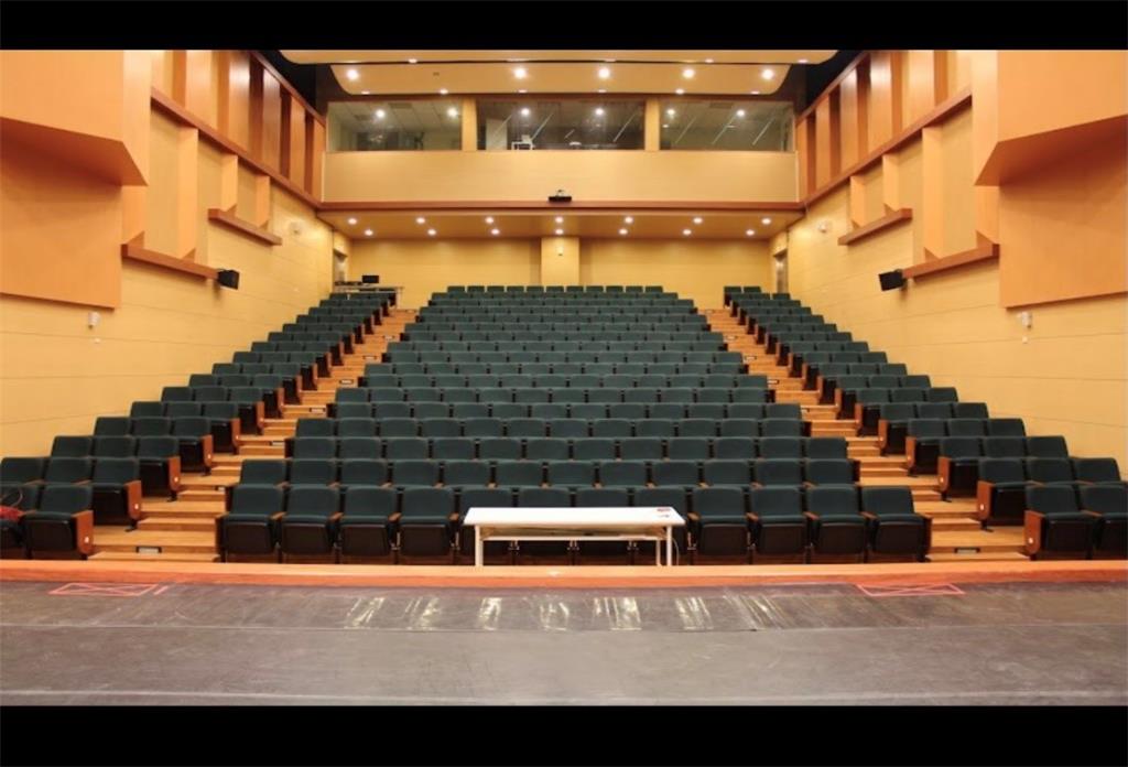 教育園丁的話圖片臺北市立復興高級中學山劇院，可容納觀眾約３００席次
