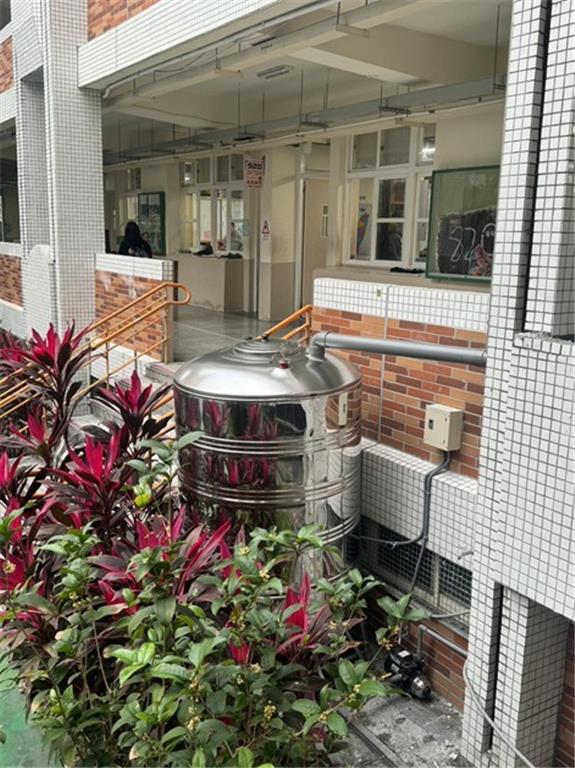 教育園丁的話圖片麗山國中-雨水回收系統