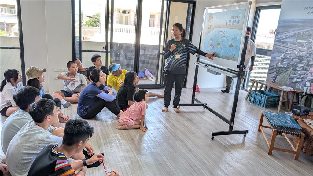 教育園丁的話圖片圖片二：拜訪成龍溼地，認識不抽地下水的友善環境生態養殖方式